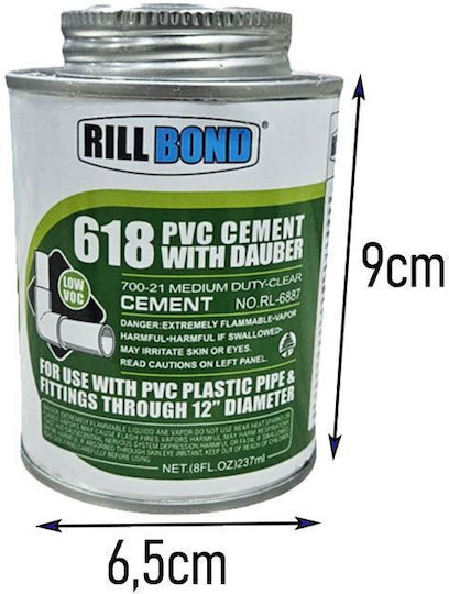 Rillbond Kunststoffkleber Pvc 618 237ml Pvc Zement