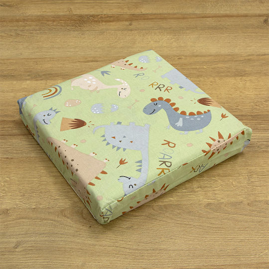Lino Home Jurrasic Nap Комплект Детска Завивка Единична с Калъфка Зелен 160x240см