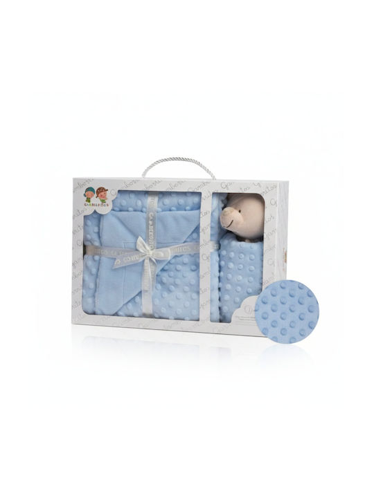 Gamberritos Kids Nursery Swaddling Blanket with Animal 80x110cm