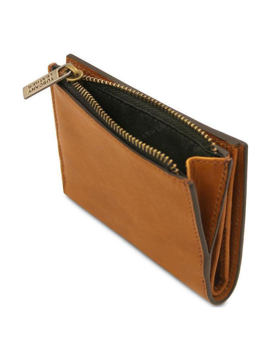 Leather Men's Wallet Tabac Brown