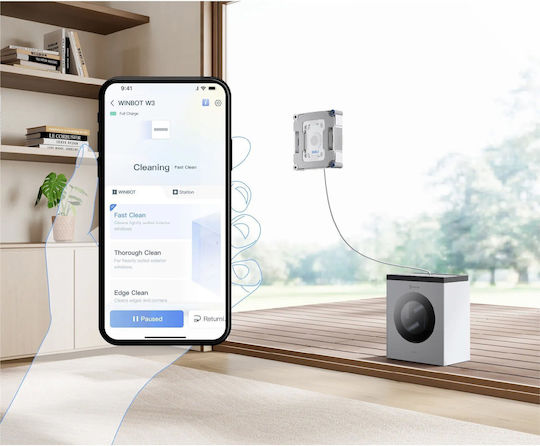 Ecovacs Window Cleaner Robot Battery White