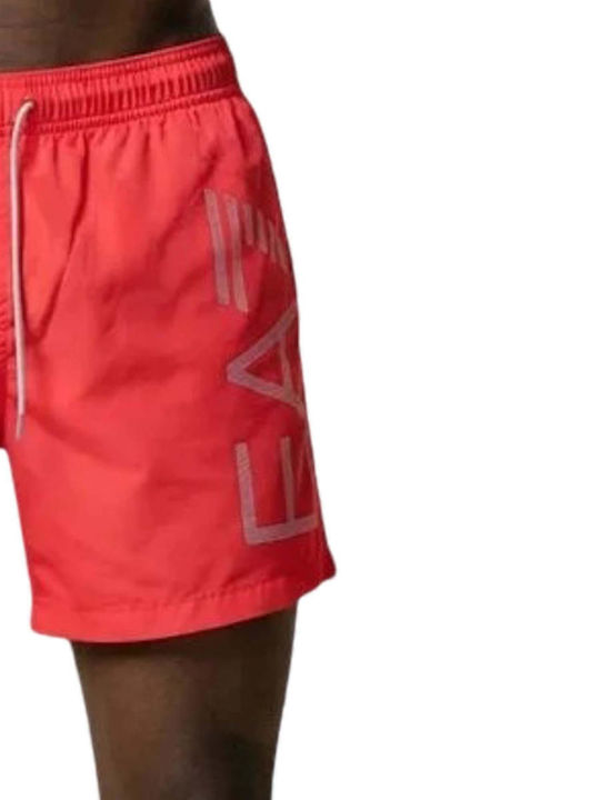 Men's Swimwear Shorts Red With Patterns