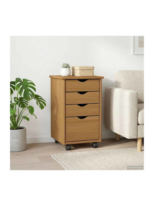 Dulap De Bucătărie De Pardoseală Culoarea Mierei 34x39x56cm