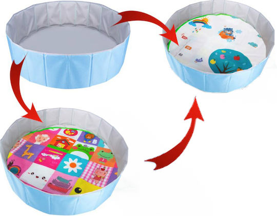 Children's Round Inflatable Swimming Pool 100x30cm Blue