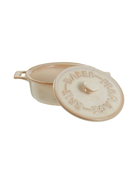 Butlers Round Heat-Resistant Ceramic Cookware with Lid 23cm