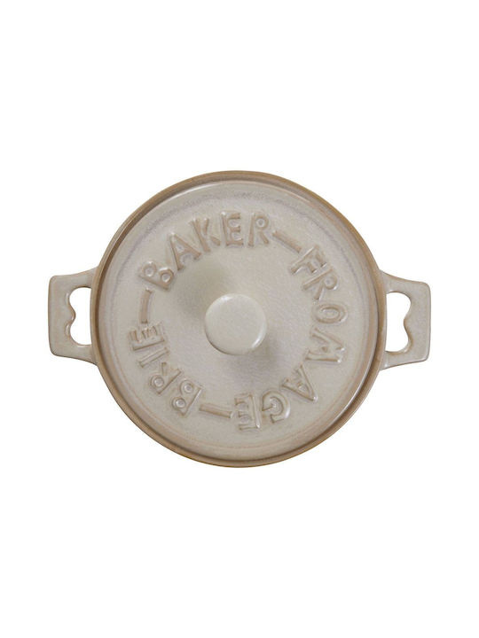 Butlers Round Heat-Resistant Ceramic Cookware with Lid 23cm