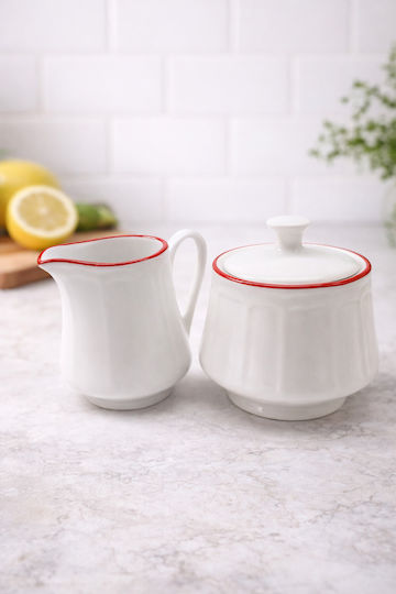 Serving Milk Jug Porcelain White