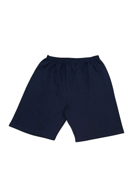 PAUL Sommer Herrenpyjama Baumwolle Aqua