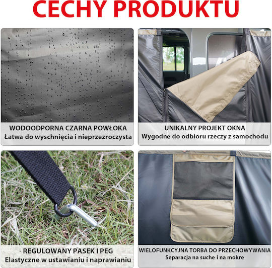 Einparts Сцена Къмпинг Тоалетна