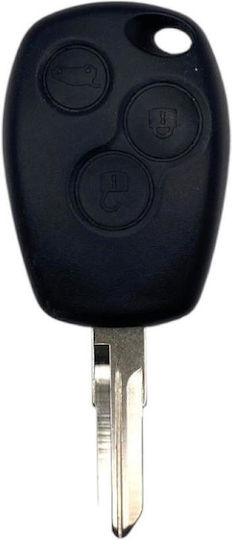 Carcasă cheie auto cu lamă cu 3 butoane Tip pentru Dacia / Renault