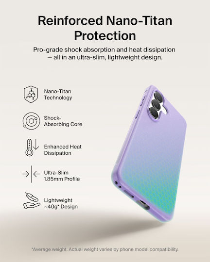 Belkin Sheerforce Back Cover Λιλά (Galaxy S26)