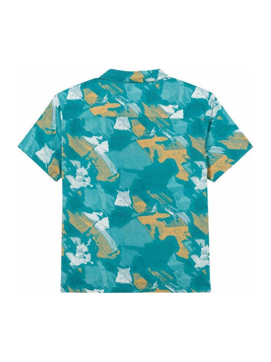 Tricou Pentru Copii Mâneca Scurtă Albastru