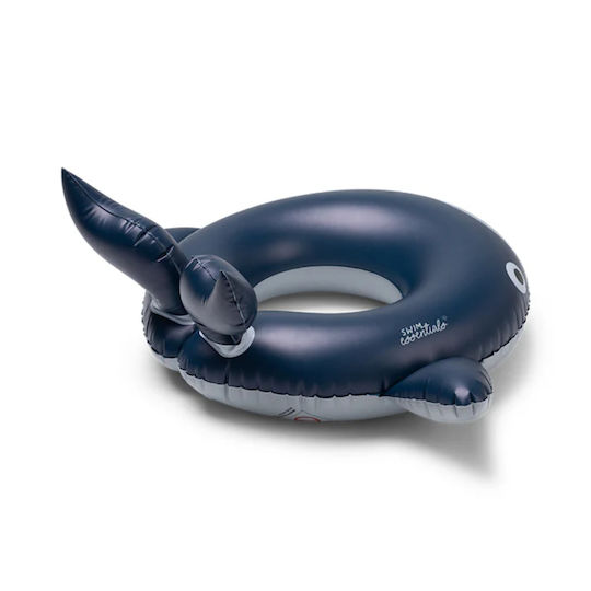 Swim Essentials Kids' Swim Ring Whale Blue Diameter 55 Cm