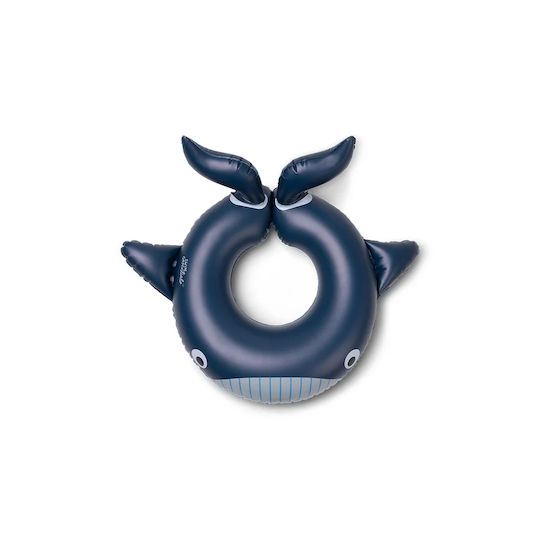 Swim Essentials Kids' Swim Ring Whale Blue Diameter 55 Cm