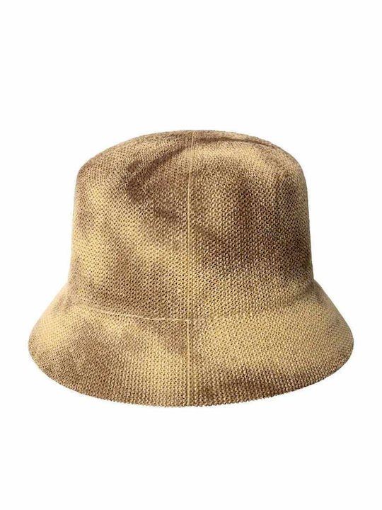 Kangol Fabric Men's Hat Bucket Style Beige