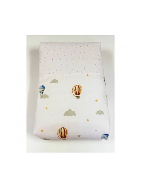 Nona Bebe Set Baby Crib Cotton White Sheets 110x160cm 3 Pieces