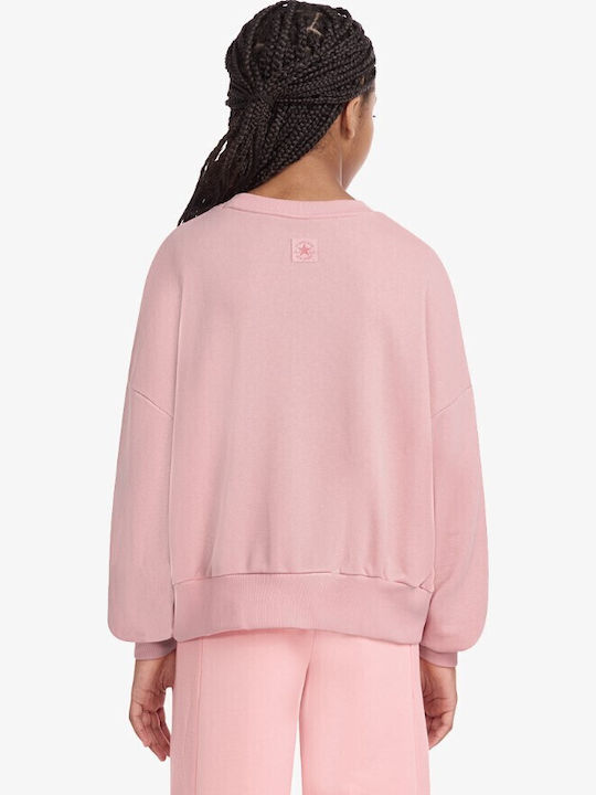 Kids Sweatshirt Pink Crew