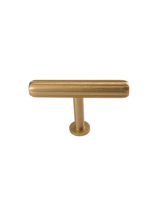 Viefe Buton Mobilier Din Metal Brushed Brass 0621055L291