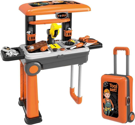 Bakaji Folding Tool Cart Toy Children Gift Idea Tools 53 X 38 X 63 Cm 02839779