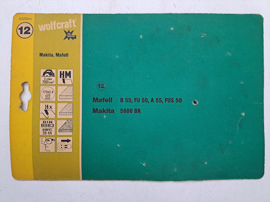 Wolfcraft Holz-Schleifscheibe 170mm