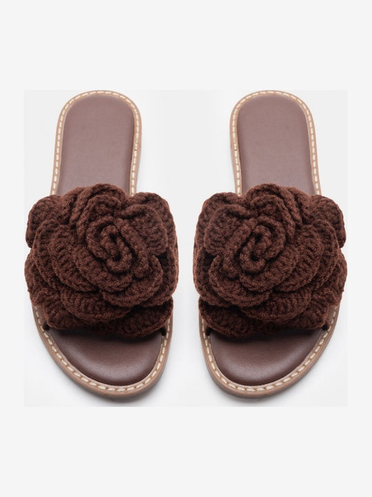 Дамски Сандали Flatforms Кафяви