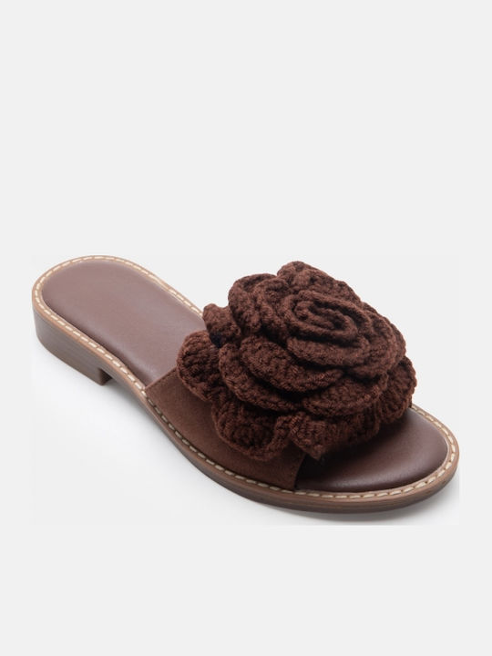 Дамски Сандали Flatforms Кафяви