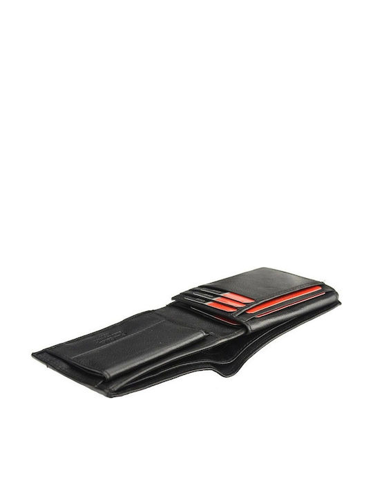 8805 Men's Leather Wallet with RFID Black