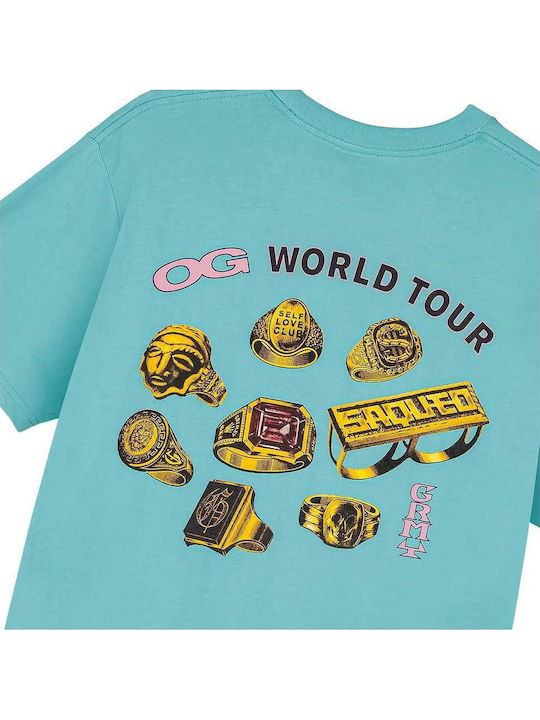 T-shirt Τιρκουάζ