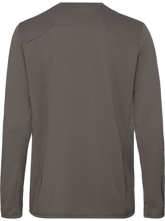 Long Sleeve Gray Blouse