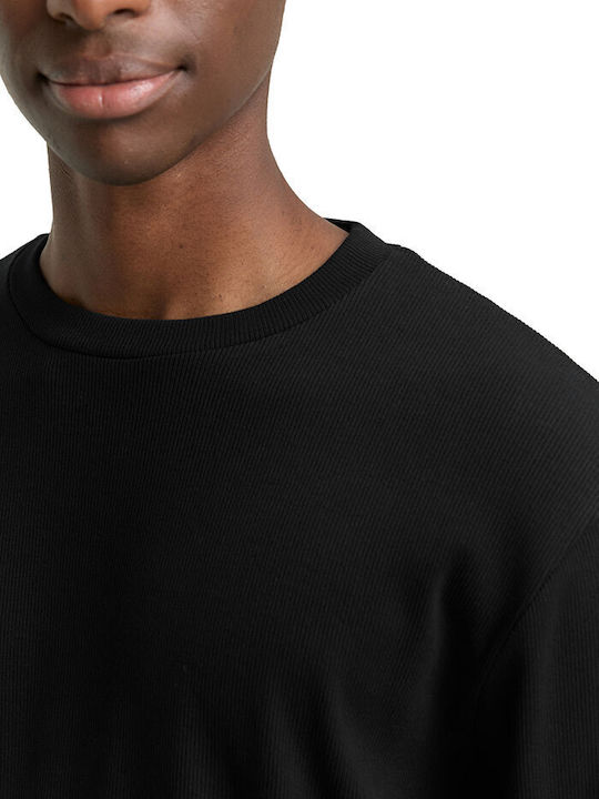 Long Sleeve Black Blouse