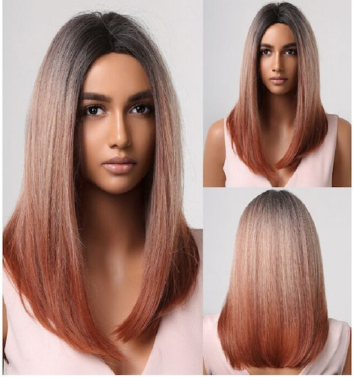 Animis Beauty Perücke mit Synthetisches Haar in Blond Farbe 40cm