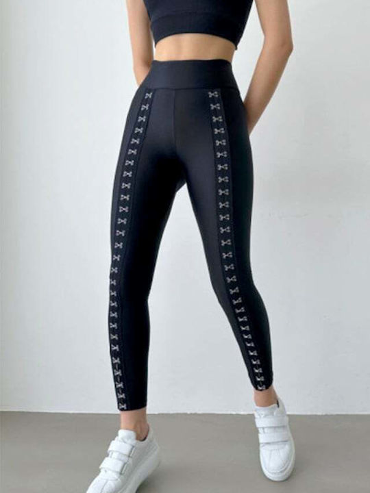 Training Damen Leggings Formendefinition Schwarz