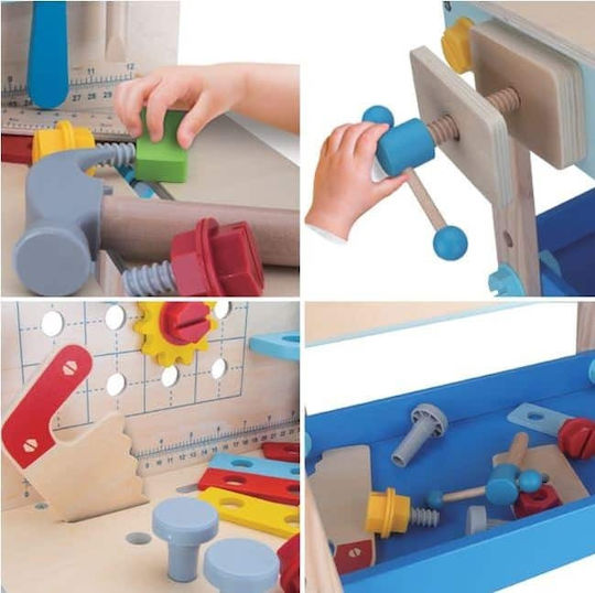 Marionette Wooden Toys Kinder-Arbeitsbank Aus Holz 50Stück
