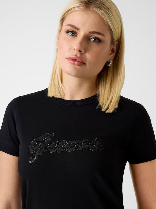 Guess Tricou Negru