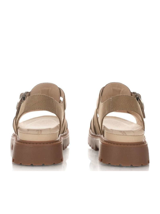Clairemont Way Leather Women's Sandals Beige