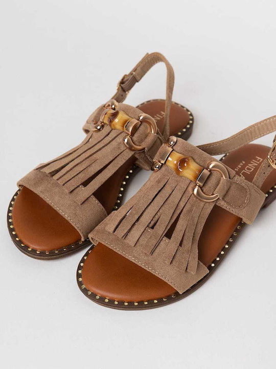 Women's Flat Sandals Beige