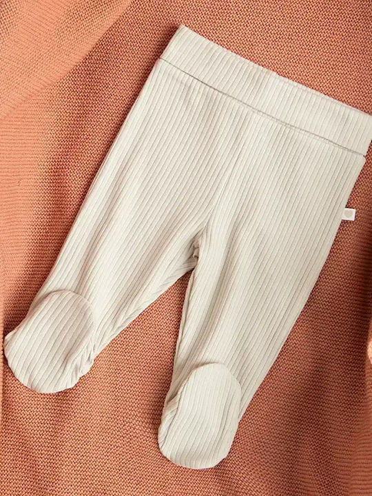 Cool Club Set Onesie With Pants Beige 3 Pieces