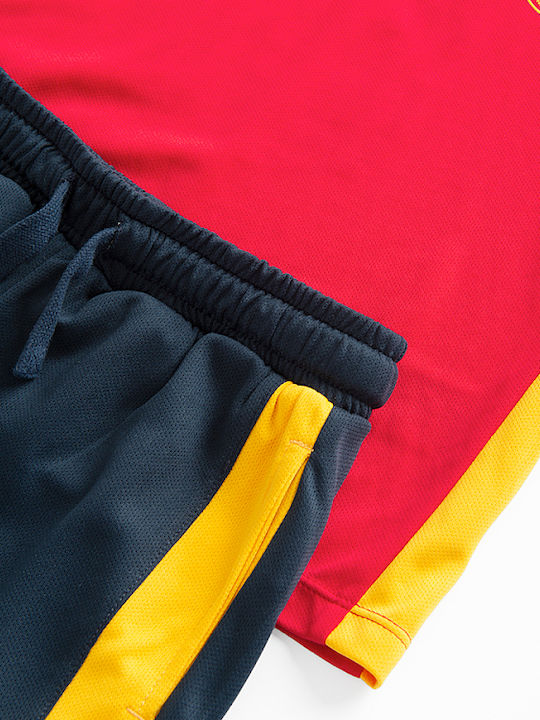 Kids Set with Shorts Summer 2 Pieces Red