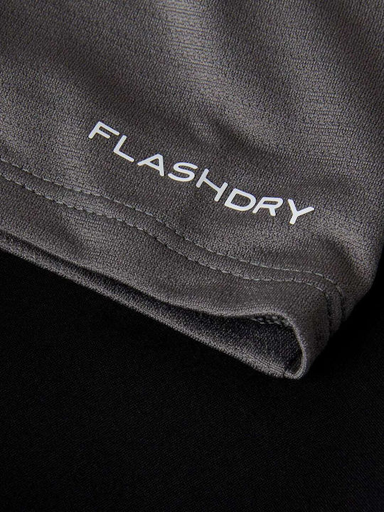 Παιδικό Σετ με Σορτς Καλοκαιρινό 2τμχ Γκρι Flashdry