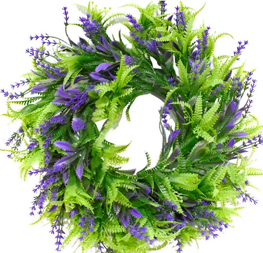 Künstlicher Blumenkranz 33cm Wanddekoration