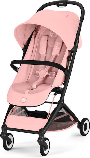 Cybex Orfeo Καρότσι Μωρού Kατάλληλο για Nεογέννητο Pink / Black Frame 6.3kg