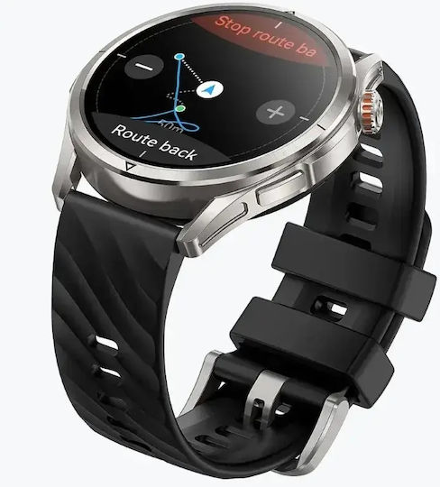 Kospet Magic R10 Stainless Steel Αδιάβροχο Smartwatch με Παλμογράφο (Ασημί)