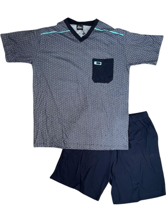 Rafael Summer Men's Pyjama Navy Blue