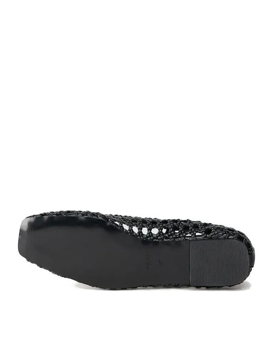 Women's Ballerina Shoes in Black Colour