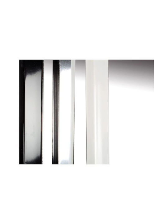 5Five Wandspiegel Asymmetrischer mit Braunen Rahmen 90x30cm