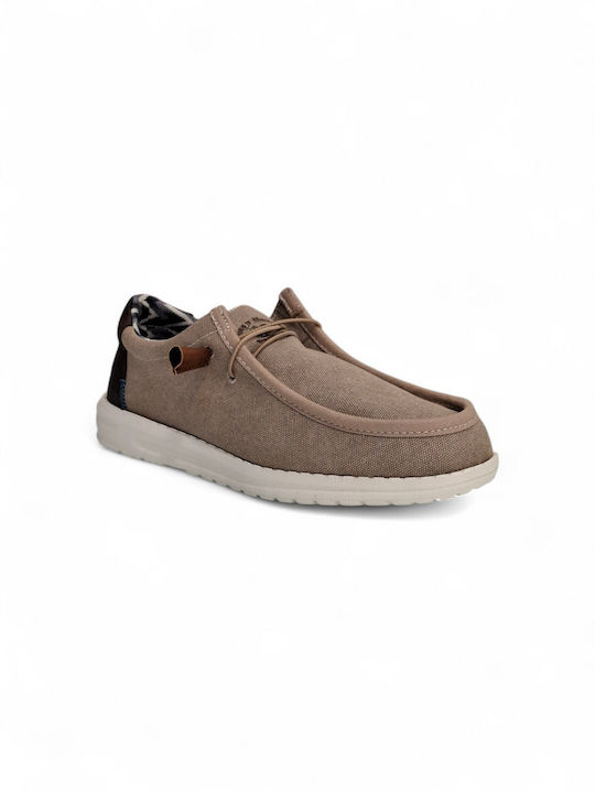 Men's Moccasins in Beige Colour