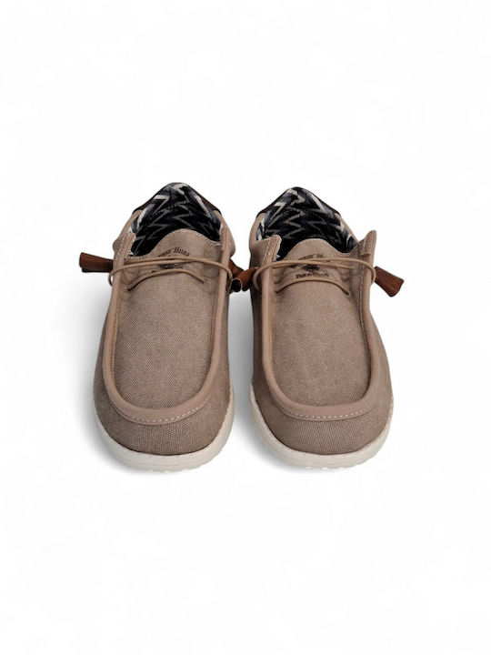 Men's Moccasins in Beige Colour