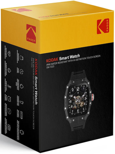 Kodak SW-7223 47мм Смарт часовник с Пулсомер (Тъмносив)