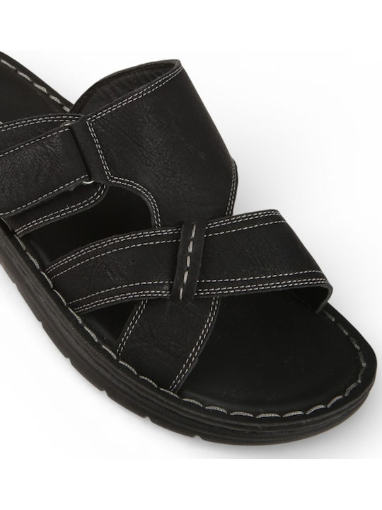 Herrensandalen in Schwarz Farbe