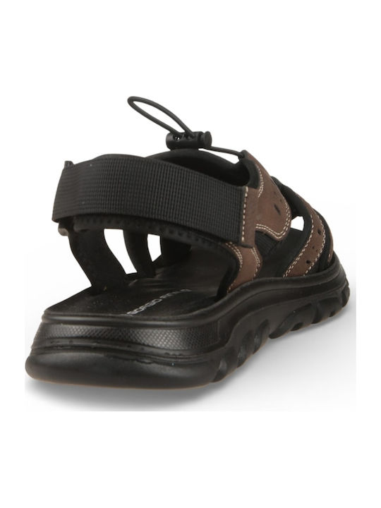 Herrensandalen in Braun Farbe